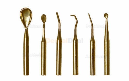 6Pcs Tips for Dental Lab Electric Waxer Electric Carving Pen Knife Pencils